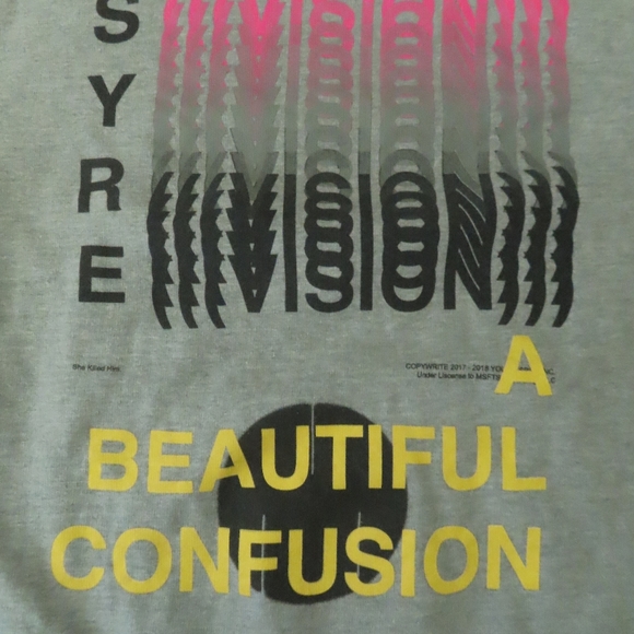 MSFTSrep Men’s SYRE - A Beautiful Vision Kangaroo Hoodie - L - grey - Picture 5 of 10